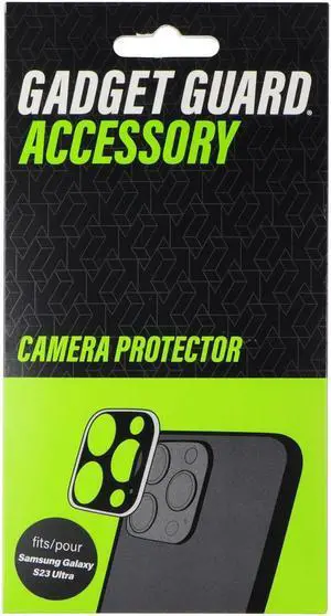 Gadget Guard - Camera Protector for Samsung Galaxy S23 Ultra - Black