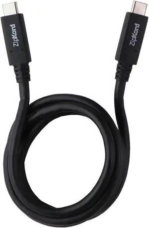 ZipKord (3-ft) USB-C to USB-C Sync & Charge Cable - Black