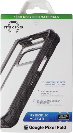 ITSKINS Hybrid_R Hinge Clear Case for Google Pixel Fold - Black/Transparent
