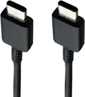 Samsung (1.8m/5.9ft) USB-C to USB-C Charge and Sync Cable - Black (EP-DW767JBZ)