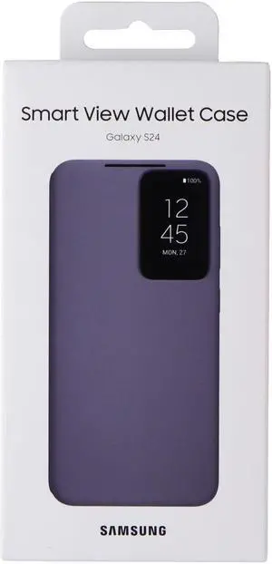 Samsung Smart View Wallet Case for Samsung Galaxy S24 - Violet