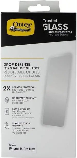 OtterBox Trusted Glass Screen Protector for Apple iPhone 14 Pro Max OtterBox Trusted Glass Screen Protector for Apple iPhone 14 Pro Max
