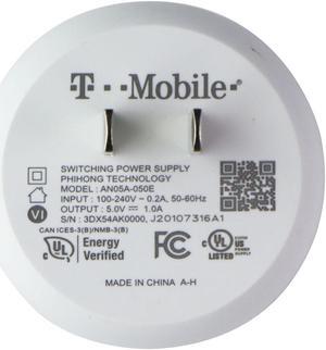 T-Mobile 5V/1A USB-A Wall Charger (AN05A-050E) - White