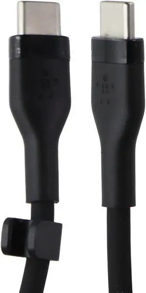 Belkin Boost Charge Flex 3.3FT Silicone USB-C to USB-C Cable - Black