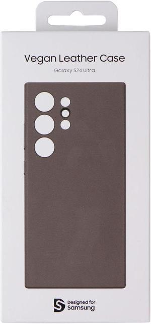 Samsung Official Vegan Leather Case for Samsung Galaxy S24 Ultra - Taupe