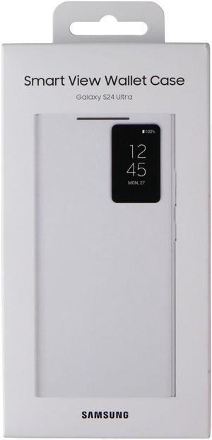 Samsung Smart View Wallet Case for Samsung Galaxy S24 Ultra - White