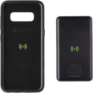 Mophie Leather Charge Force Case & Qi PowerStation mini for Galaxy S8 - Black