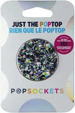 PopSockets PopGrip Swappable Top - Mirror Glass (Top Only/No Base)
