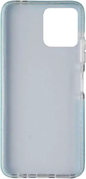 PureGear Slim Shell Series Hard Case for REVVL 6 5G - Blue Stripes/Glitter