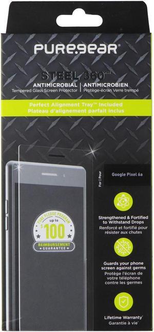 PureGear Steel 360 Screen Protector for Google Pixel 6a - Clear