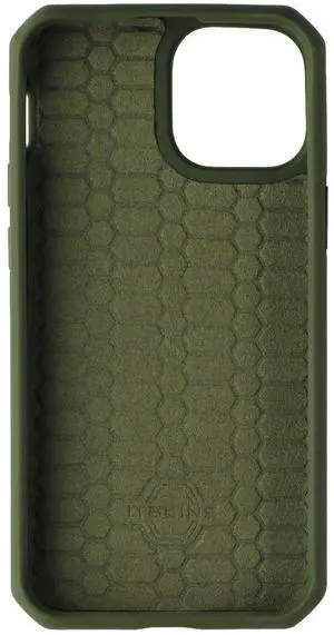ITSKINS Hybrid Ballistic Series Case for Apple iPhone 13 Mini/12 Mini - Olive ITSKINS Hybrid Ballistic Series Case for Apple iPhone 13 Mini/12 Mini - Olive