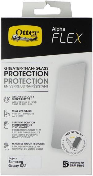 OtterBox Alpha Flex Greater-Than-Glass Screen Protection for Galaxy S23