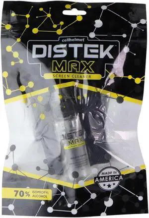 CellHelmet DisTek Max Screen Cleaner (30ML) Bottle & Cloth