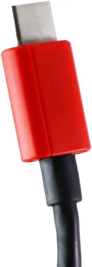 Verizon (TYPECTOC6FT) 6Ft 2.0Charge and Sync Cable for USB-C Devices - Black/Red