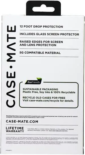 Case-Mate Protection Pack Case and Screen Protector for Galaxy A54 (5G) - Clear