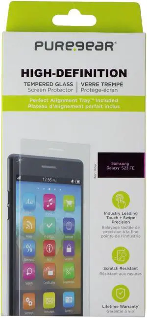 PureGear High-Definition Tempered Glass for Samsung Galaxy S23 FE - Clear