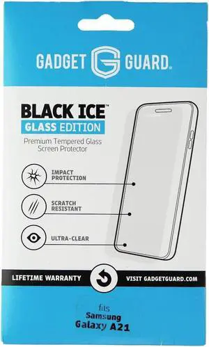 Gadget Guard Black Ice Edition Tempered Glass for Samsung Galaxy A21