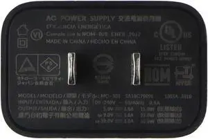 Motorola TurboPower 30 USB-C AC Power Supply Wall Charger (MC-301) - Black