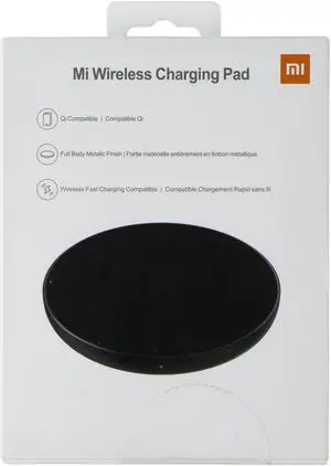 Mi 10-Watt Wireless Charging Pad Universal for Qi Phones - Black (WPC03ZM)