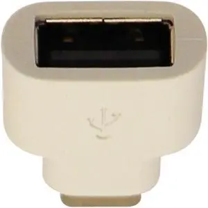 Google USB to USB-C (Type C) Short OTG Adapter for USB-C Devices - White