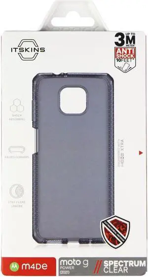 ITSKINS Spectrum Clear Case for Motorola Moto G Power (2021) - Smoke