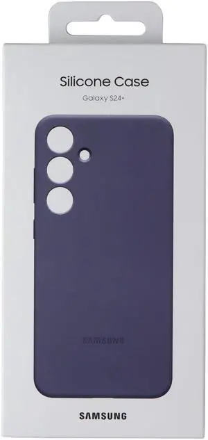 Samsung Official Silicone Case for Samsung Galaxy S24+ (Plus) - Violet Samsung Official Silicone Case for Samsung Galaxy S24+ (Plus) - Violet