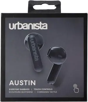 Urbanista Austin True Wireless Earbuds with Built-In Microphone - Midnight Black