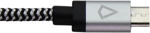 LBT 4FT Braided USB-A to Micro USB Cable - Black/White