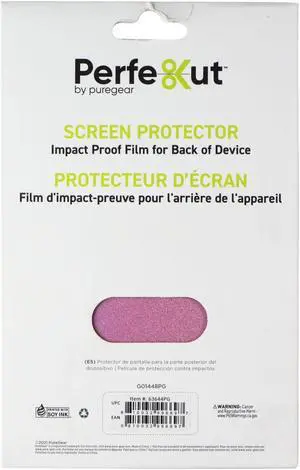 PureGear Perfekut Screen Protector Film for Back of Device - Pink Glitter