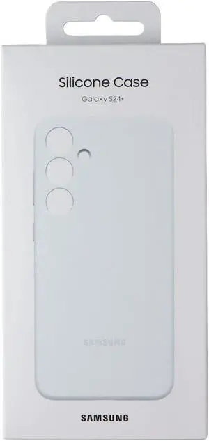 Samsung Official Silicone Case for Samsung Galaxy S24+ (Plus) - White