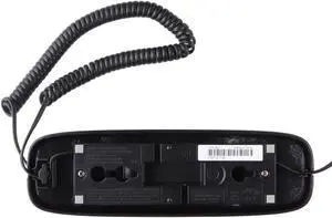 Uniden Black Slimline Corded Phone - Black (1100BK)