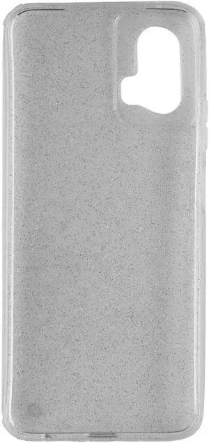Quikcell Icon Silver Shimmer Case for Moto G Power 5G 2024 - Glitter/Clear
