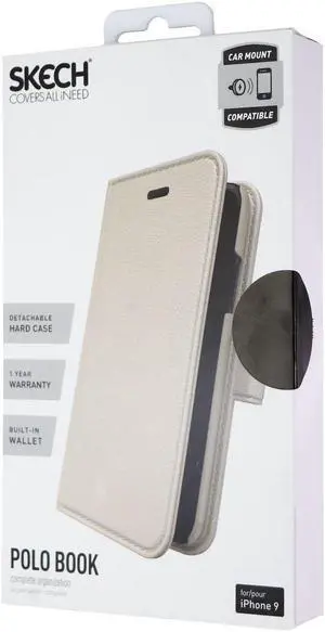 Skech Polo Book Champagne Case for iPhone XR SK81-PB-CHP