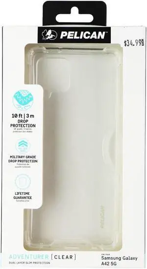 Pelican - Adventurer Series - Case for Samsung Galaxy A42 (5G) - Clear