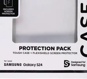 Case-Mate Protection Pack Case & Screen Protector for Samsung Galaxy S24 - Clear