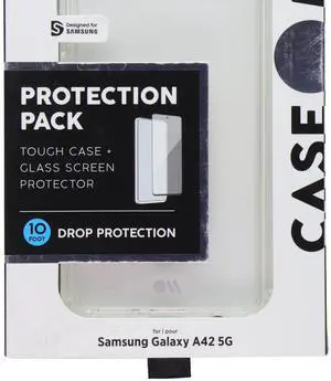Case-Mate Protection Pack Case & Screen Protector for Galaxy A42 5G - Clear