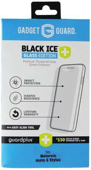 Gadget Guard Black Ice Glass+ (Plus) Screen Protector for Motorola Moto G Stylus