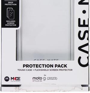 Case-Mate Protection Pack Case & Screen Protector for Moto G Stylus 5G 2023