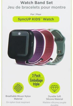 PureGear Watch Band Set for SyncUP Kids Watch - 3 Pack