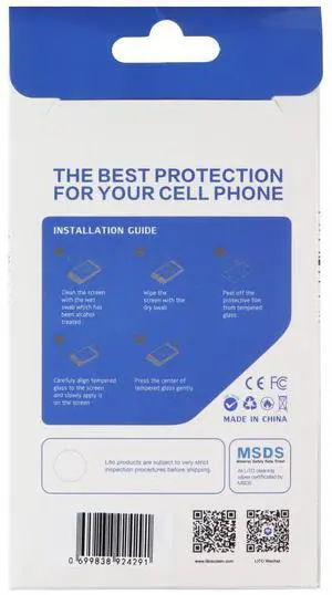 LITO 9H (.33mm) Tempered Glass Screen Protector for TCL 30 (L-1388) LITO 9H (.33mm) Tempered Glass Screen Protector for TCL 30 (L-1388)
