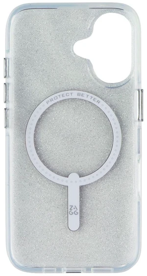 ZAGG Milan Snap Series Case for MagSafe for iPhone 16 - White Glitter Swirl ZAGG Milan Snap Series Case for MagSafe for iPhone 16 - White Glitter Swirl