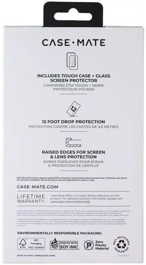 Case-Mate Tough Case & Screen Protector Bundle for Samsung Galaxy A26 5G - Black Case-Mate Tough Case & Screen Protector Bundle for Samsung Galaxy A26 5G - Black
