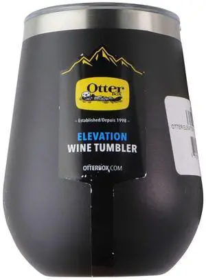 OtterBox Elevation Wine Tumbler with Lid (10 oz) - Silver Panther (Black) OtterBox Elevation Wine Tumbler with Lid (10 oz) - Silver Panther (Black)