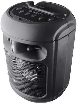 Quikcell Party Beat Boost Wireless LED Speaker with Microphone Input - Black Quikcell Party Beat Boost Wireless LED Speaker with Microphone Input - Black