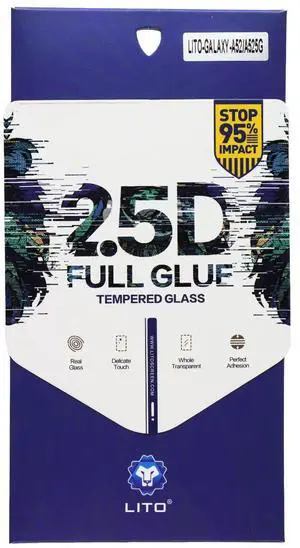 LITO 2.5D Full Glue Tempered Glass for Samsung Galaxy A52 / A52 5G LITO 2.5D Full Glue Tempered Glass for Samsung Galaxy A52 / A52 5G