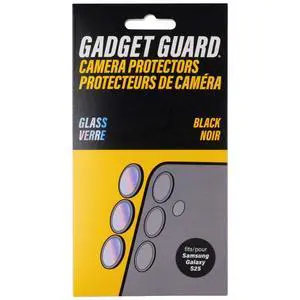 Gadget Guard Glass Series Camera Protectors for Samsung Galaxy S25 - Black Gadget Guard Glass Series Camera Protectors for Samsung Galaxy S25 - Black