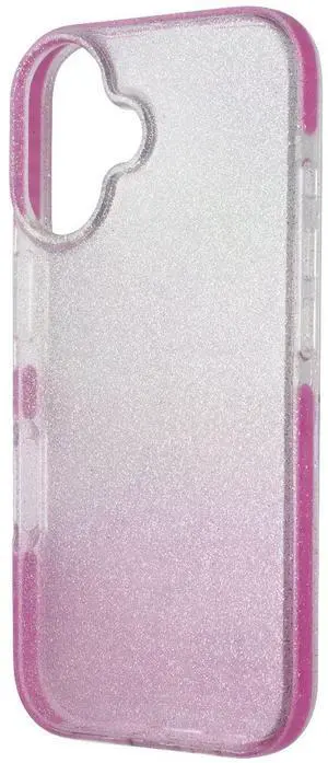 PureGear Slim Shell Designer Series Case for Apple iPhone 16 - Pink/Glitter PureGear Slim Shell Designer Series Case for Apple iPhone 16 - Pink/Glitter