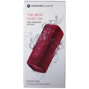 Motorola Sound ROKR 600 30W IP67 Wireless Portable Speaker - Red Motorola Sound ROKR 600 30W IP67 Wireless Portable Speaker - Red