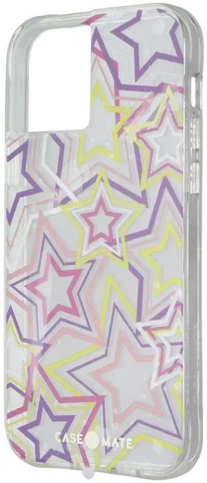 Case-Mate Hardshell Case for Apple iPhone 12 / iPhone 12 Pro - Neon Stars/Clear Case-Mate Hardshell Case for Apple iPhone 12 / iPhone 12 Pro - Neon Stars/Clear