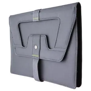 SOLO Universal Fit (8.5-11 inch) Tablet / eReader Booklet Case - Gray SOLO Universal Fit (8.5-11 inch) Tablet / eReader Booklet Case - Gray